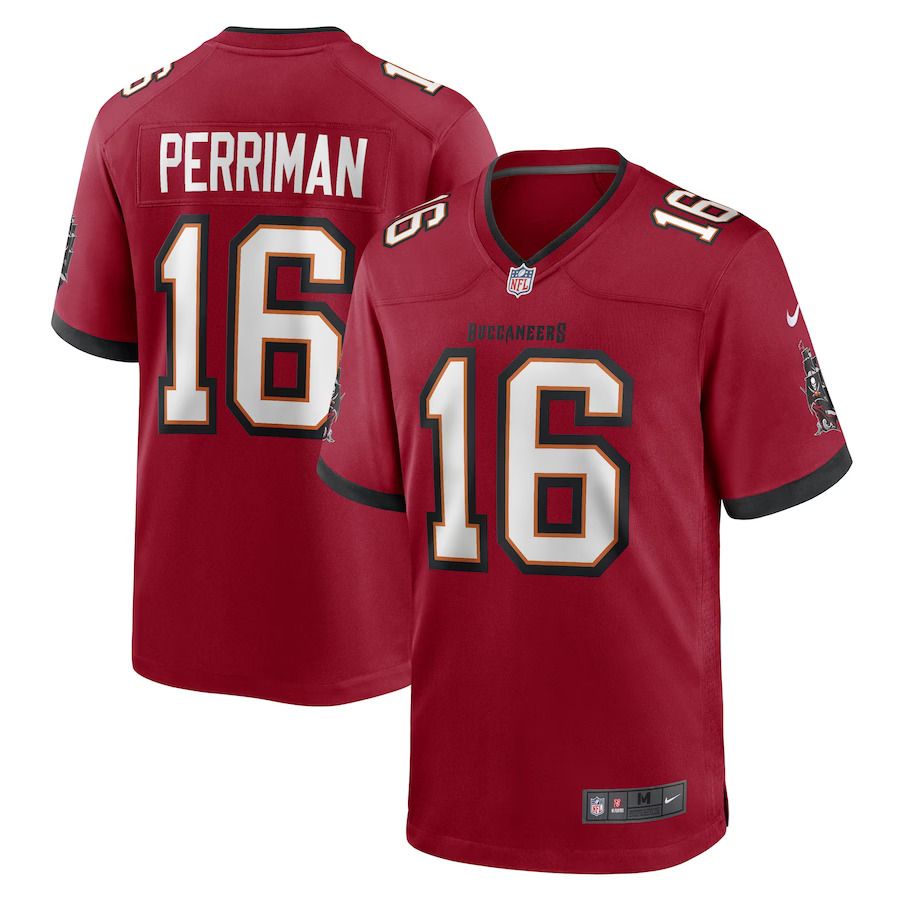 Men Tampa Bay Buccaneers #16 Breshad Perriman Nike Red Game Player NFL Jersey